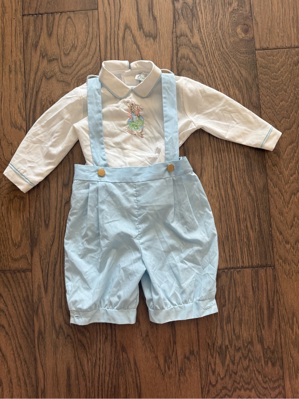 Vintage Beatrix Potter Baby Boys Easter Romper & Top Set